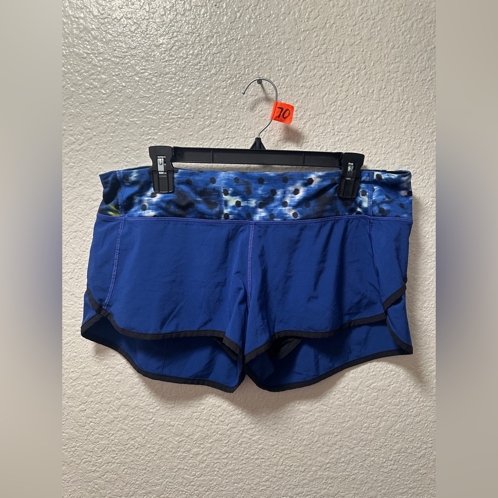 Lululemon speed up shorts size 10. A70